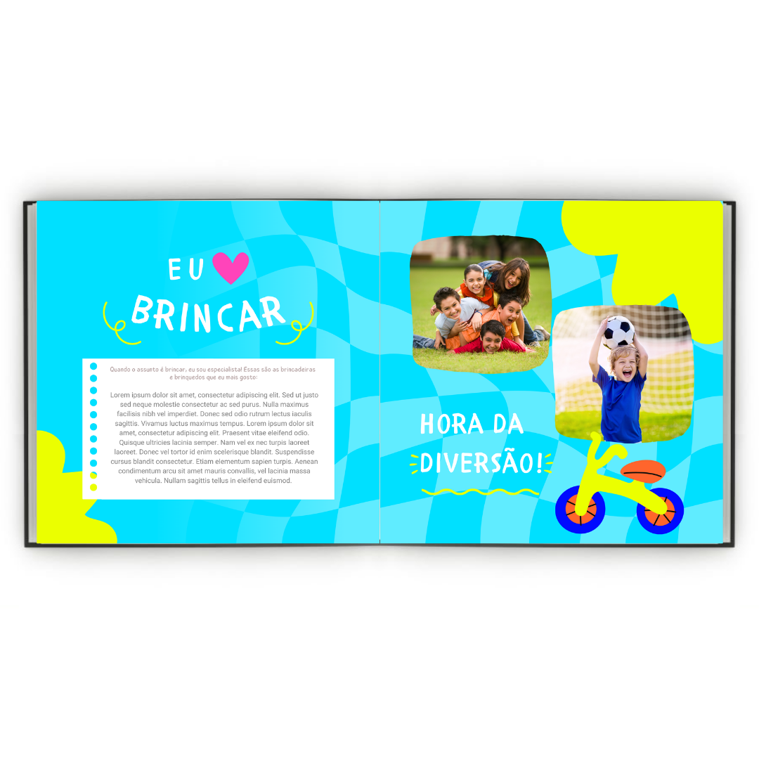 Fotolivro para crianças