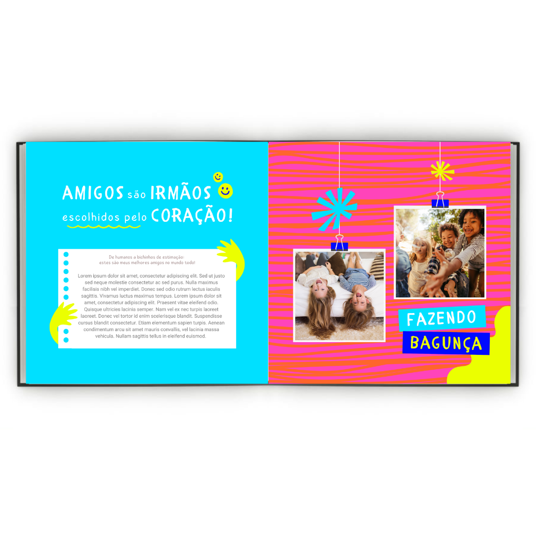 Fotolivro para crianças