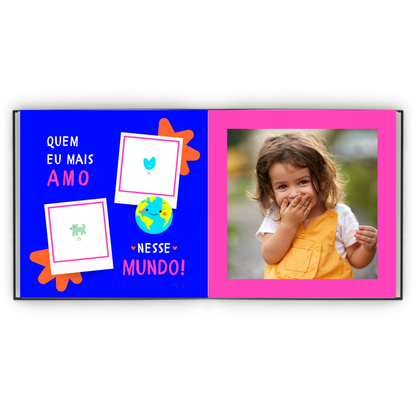 Álbum de figurinhas para crianças