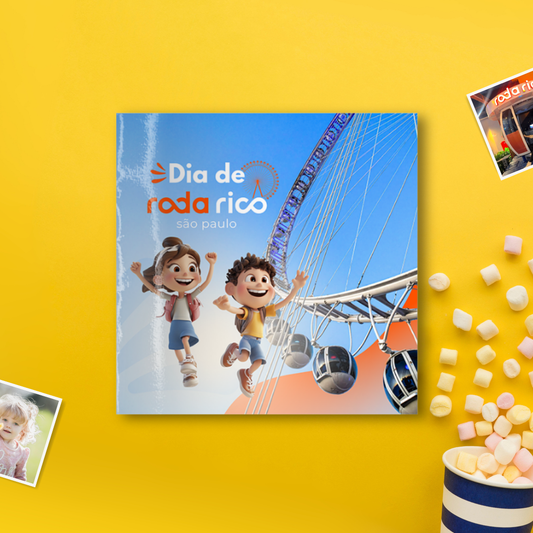 Álbum de figurinhas - Roda Rico Kids